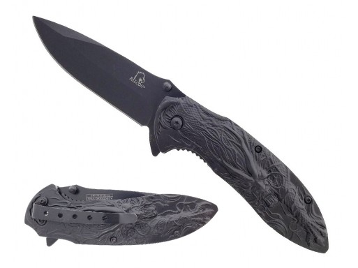 Falcon 6.75" Spring Assisted Pocket Knife KS3764BK
